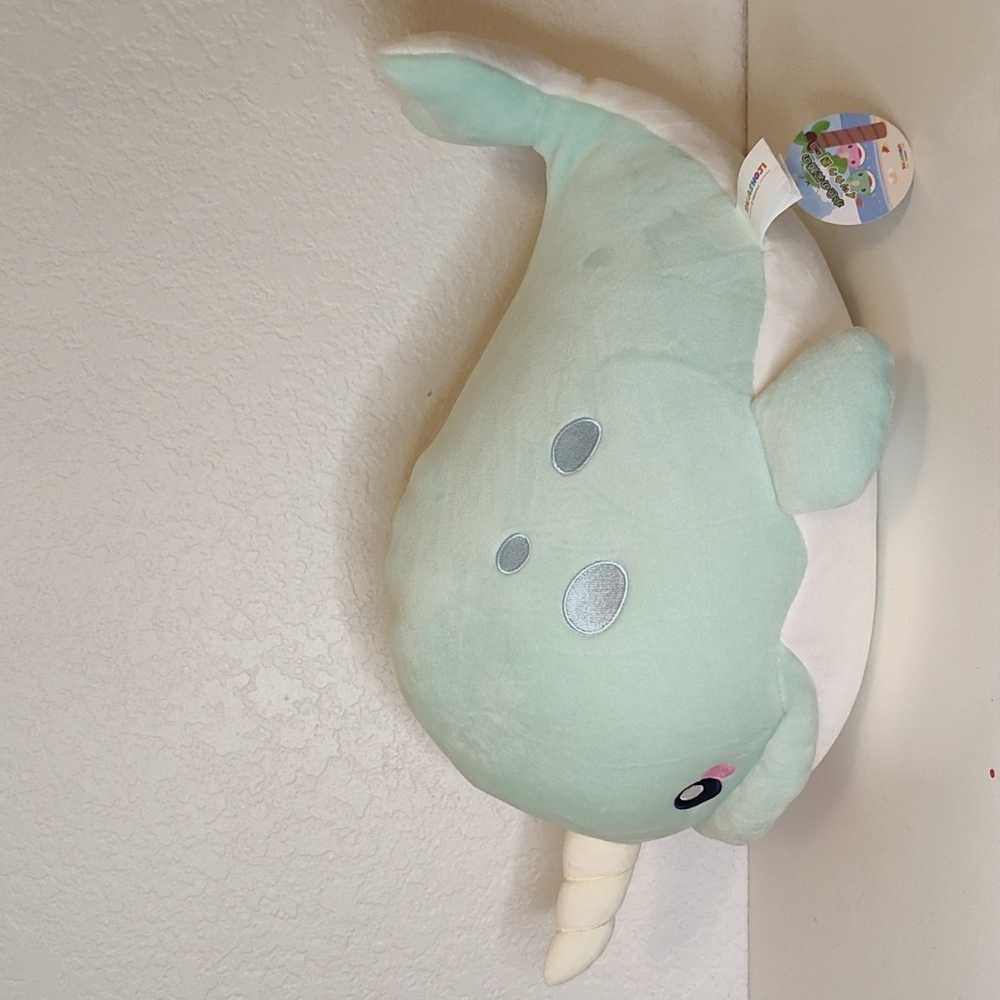 Takashoji Light Mint Green Narwhal 16 IN